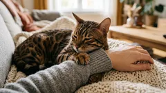 Proč kočky hnětou lidi a deky: Co to ve skutečnosti znamená